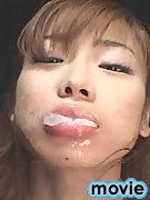 Filthy condom drinking semen girl