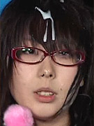 Japanese journalism student showered with cum on live tv