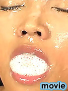 Explosive bukkake semen frothing and bubbling