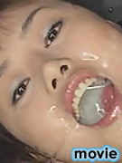 Wild bukkake semen spitting teen