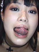 Bizarre japanese cum puddling bukkake videos